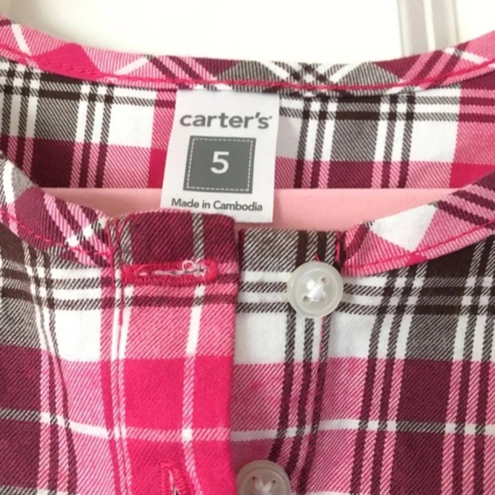 🌸 3/$30🌸 NWOT Plaid Carter’s dress